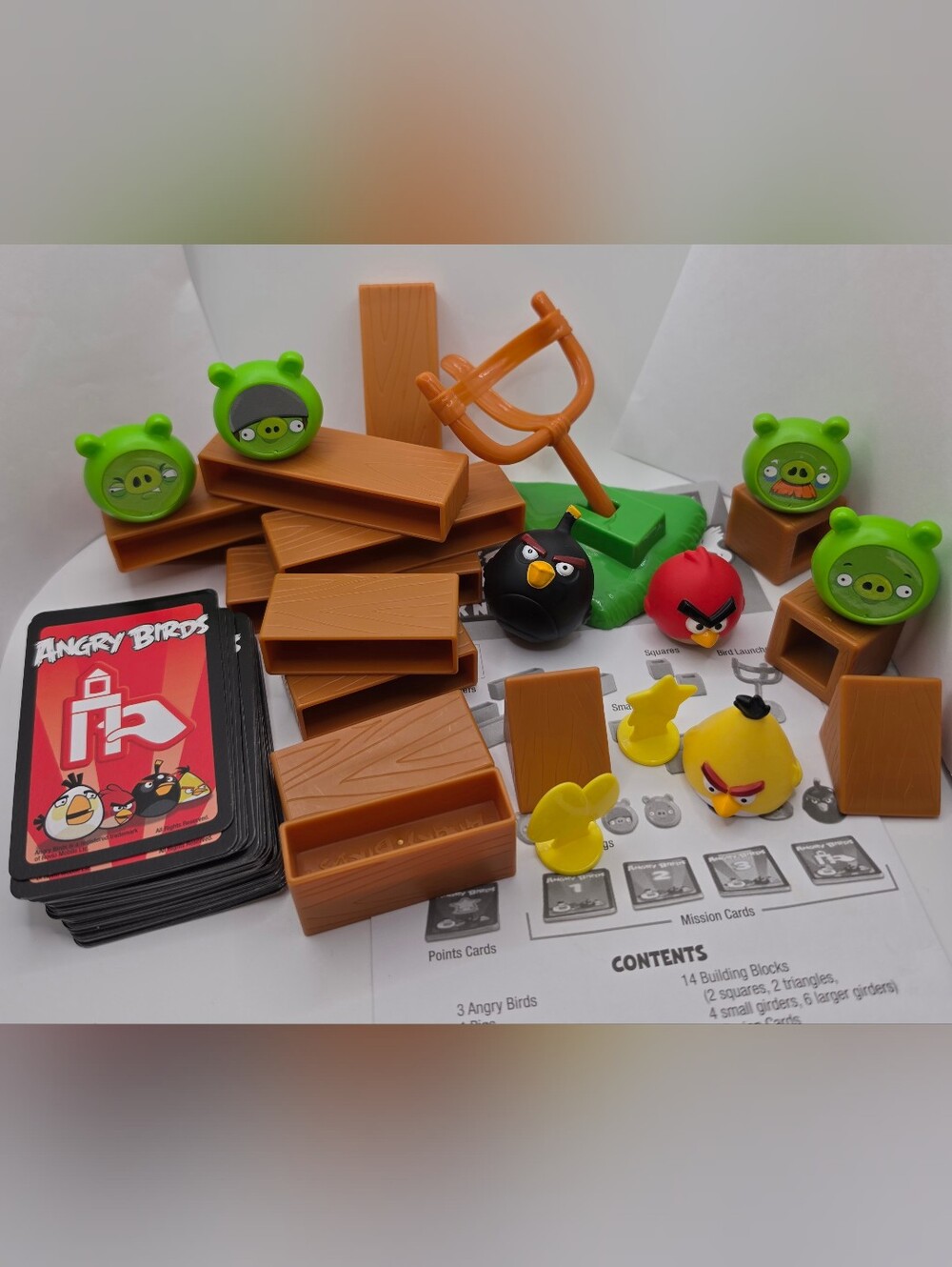 Angry Birds Knock On Wood COMPLETE Game 2011 Mattel No Box
